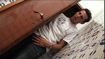 Play The old blonde girl calls her boyfriend to lick her penis and fuck her hard in the ass