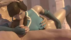 Afspelen Tedere 3D -animatie: babe hunkert naar orgasmes, intense vrouwelijke plezier en creampie