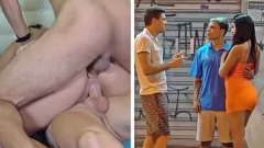 Play Antonio Mallorca's DP Threesome with Latina Gabriele and Her Boyfriend Jonatan