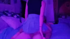Abspielen Raues und schlüpfriges Amateurpaar zu Creampie Bliss